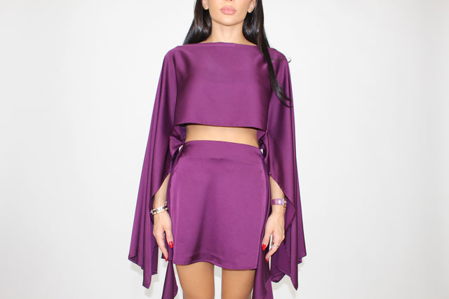 ANEMONE DRAPE MINI DRESS