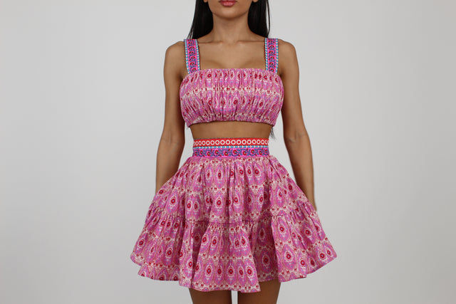 RANI PINK MINI SKIRT