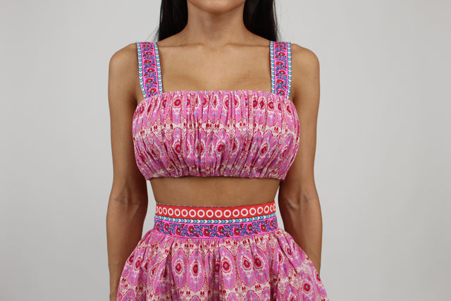 RANI PINK CROP TOP