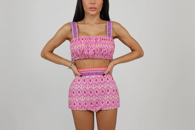 RANI PINK MICRO SHORTS