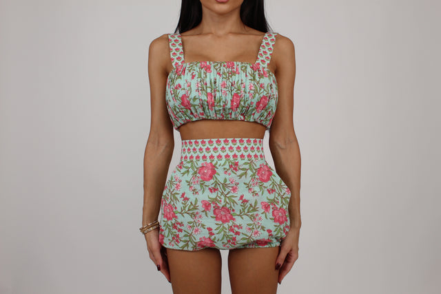 RANI CROP TOP SEAFOAM